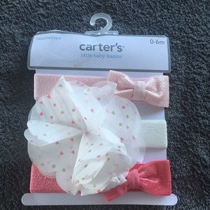 Carters Baby Girl Headbands 0-6 Months